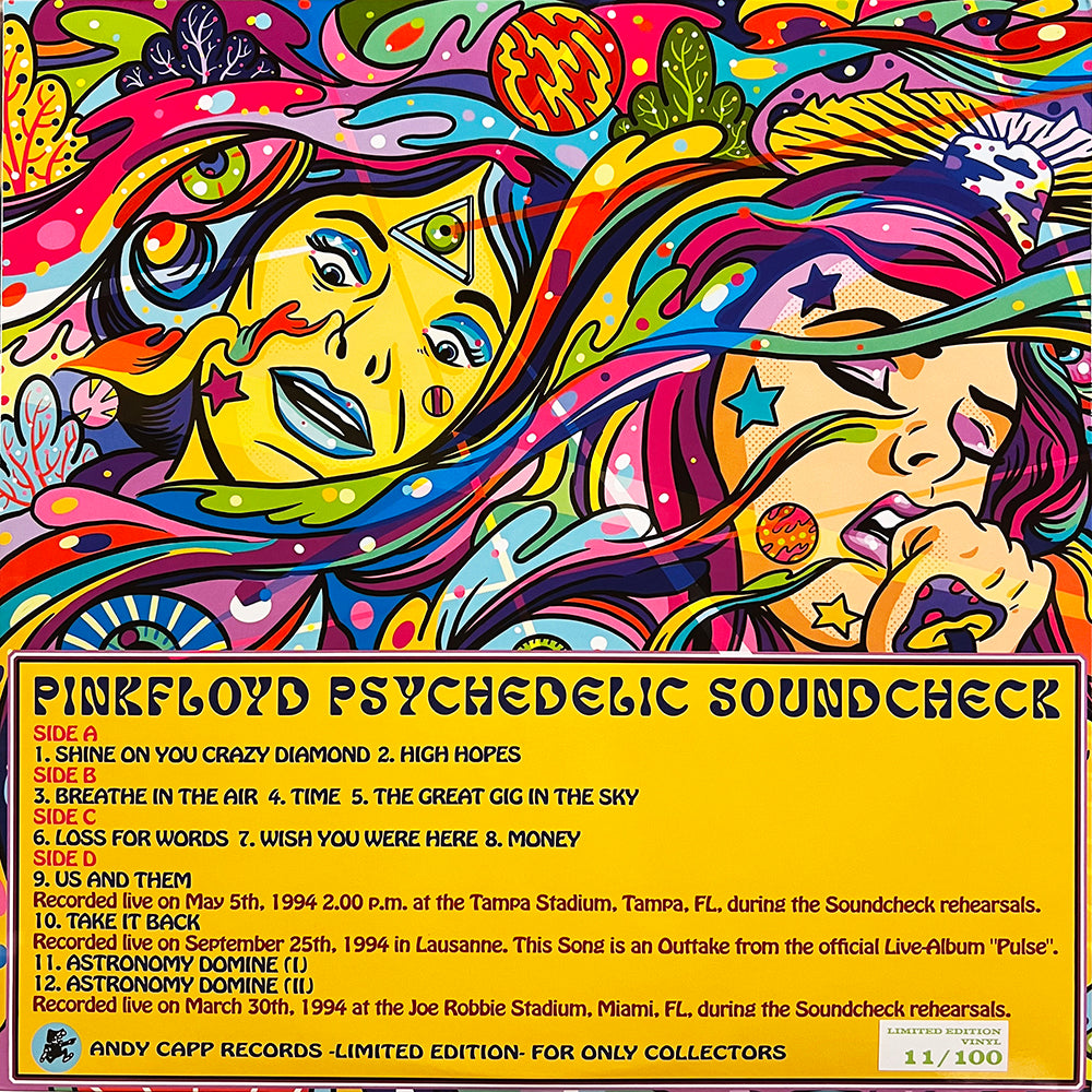 PINK FLOYD 2xLP Psychedelic Soundcheck (Green Colour) 100 Numbered Copies