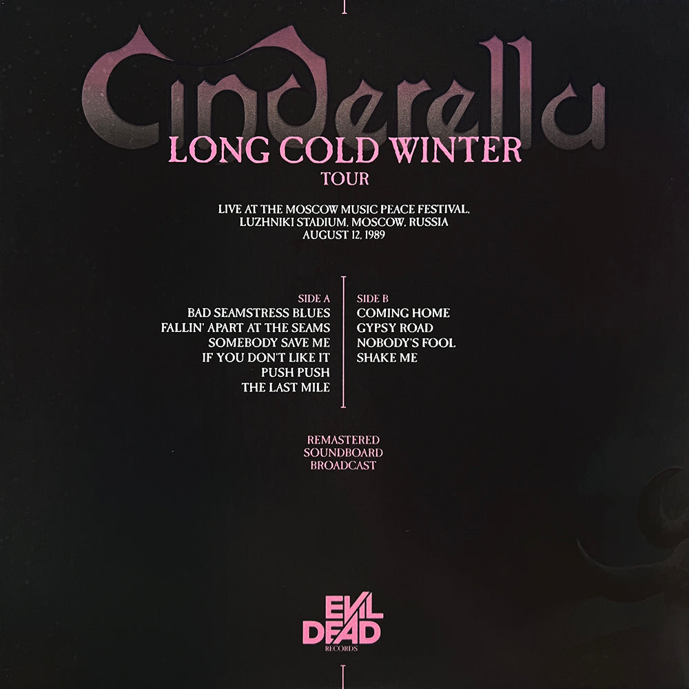 CINDERELLA LP Long Cold Winter Tour (TEST PRESSING)