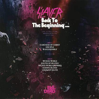 SLAYER LP Back To The Beginning... (Red Transparent Coloured Vinyl)
