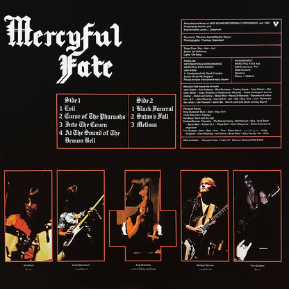 MERCYFUL FATE LP Melissa (Silver Coloured Vinyl) Silver Mirror Cover