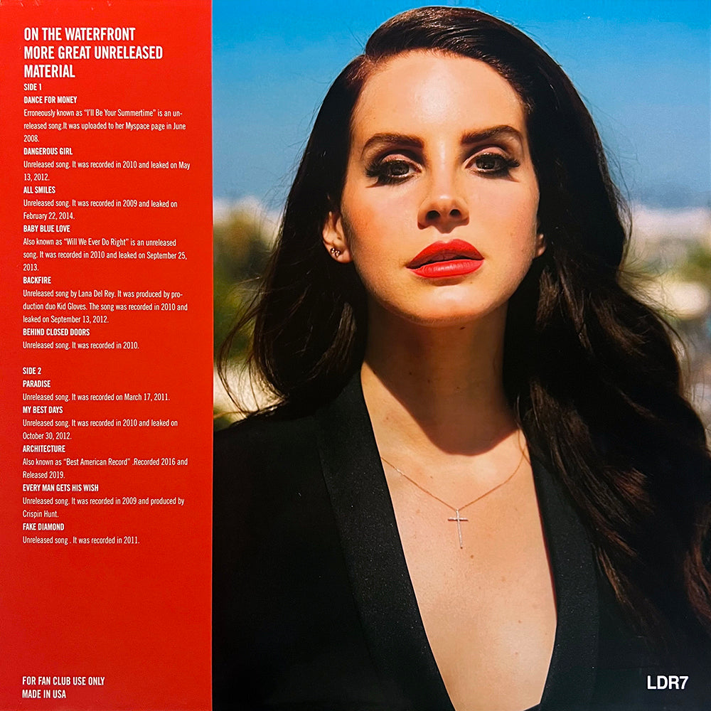 LANA DEL REY LP On The Waterfront - Rare Unreleased (Pink Marbled Colour)