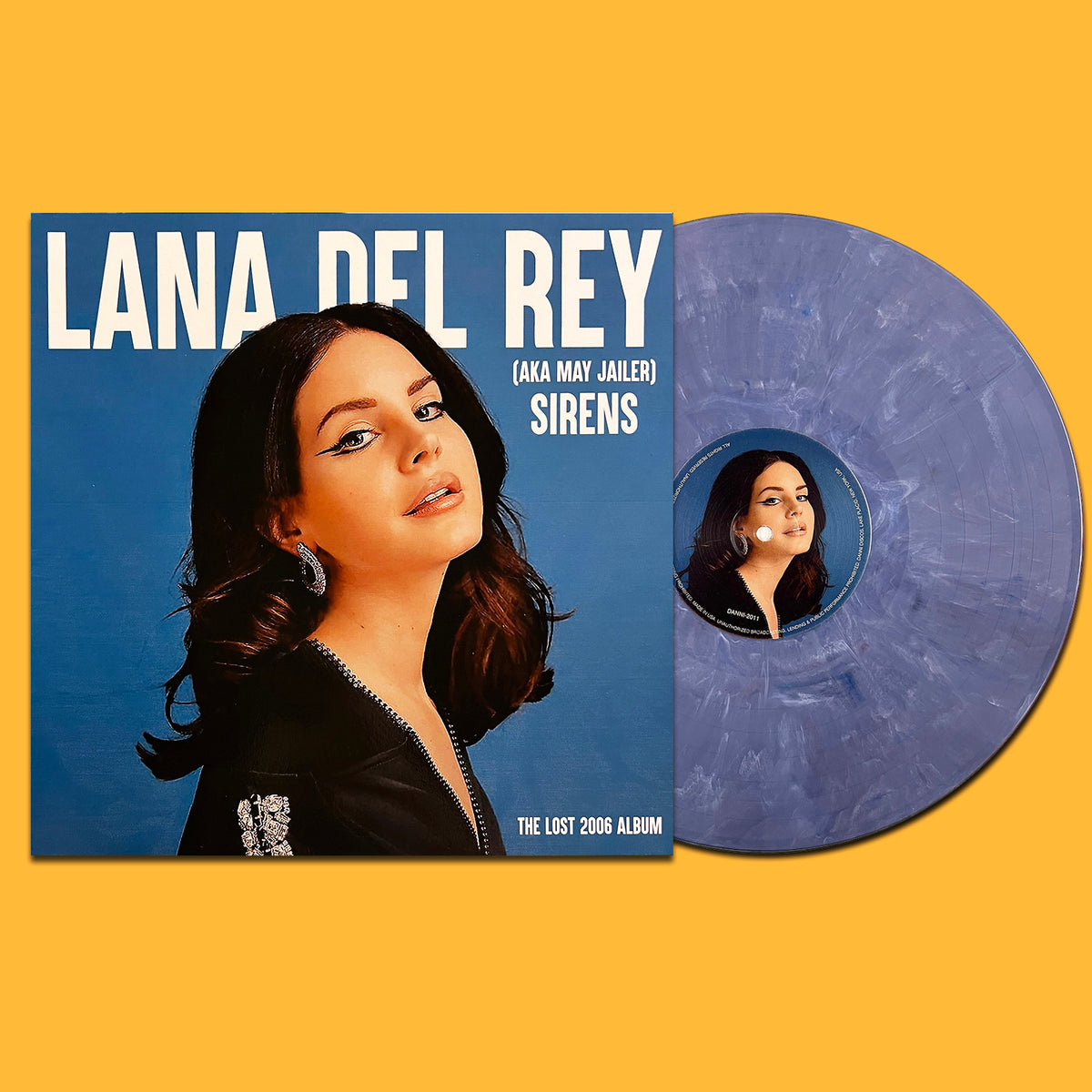 LANA DEL REY LP Sirens The Lost 2002 Album (AKA May Jailer) Lilac Marbled Colour