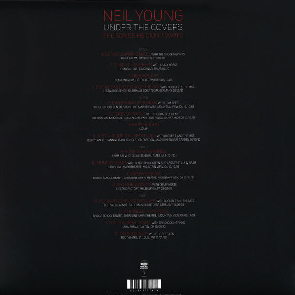 NEIL YOUNG 2xLP Under The Covers The Songs He Didn't Write