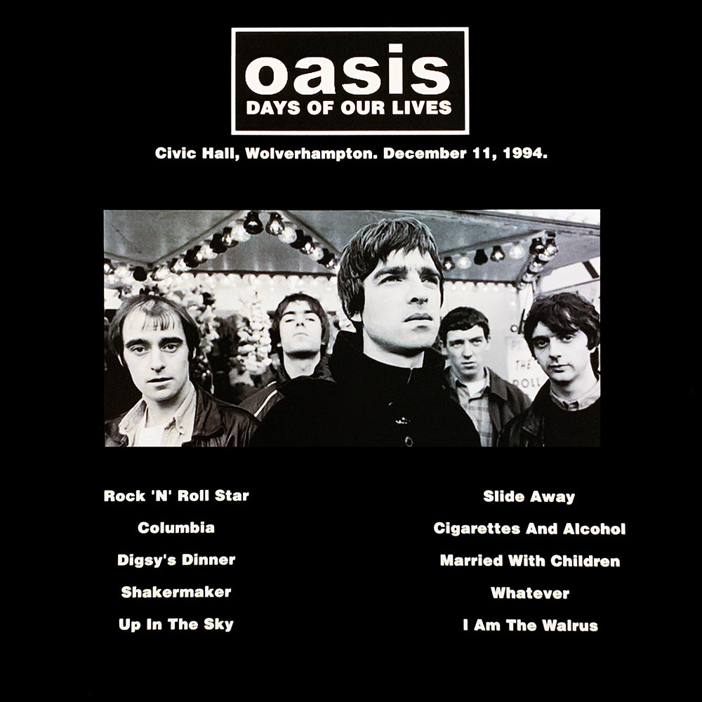 OASIS LP Days Of Our Lives (Brown Purple Marbled Coloured Vinyl)
