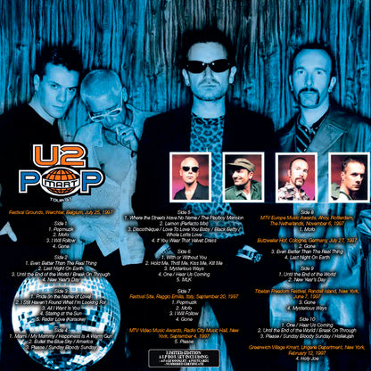 U2 BOX SET 5xLP Popmartians (Blue Coloured Numbered 200 Copies)