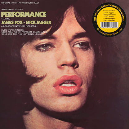 MICK JAGGER LP Performance: Original Motion Picture Sound Track (Yellow Colour)