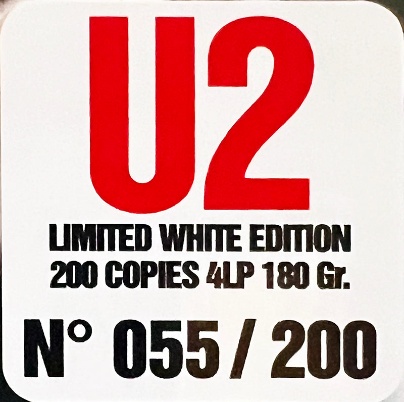 U2 BOX SET 4xLP The War Has Just Begun (White Coloured Numbered 200 Copies)