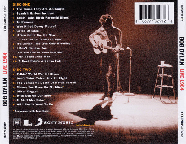 BOB DYLAN 2xCD Live 1964 Concert At Philharmonic Hall The Bootleg Series Vol 6