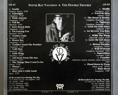 STEVIE RAY VAUGHAN 2xCD All You Can Get About Him