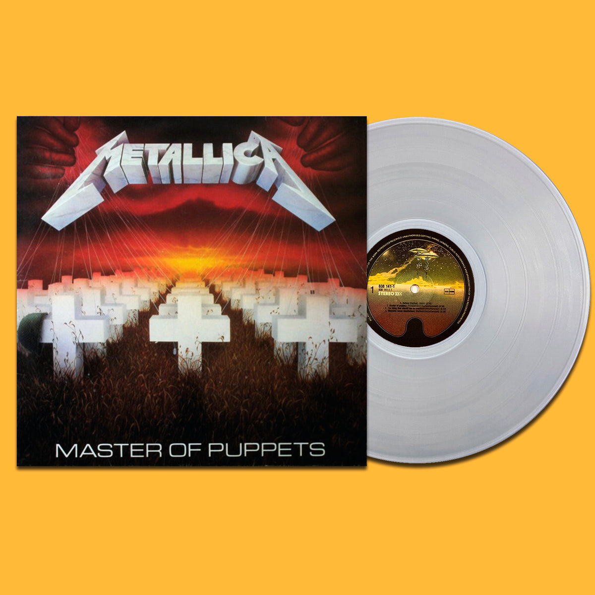 METALLICA LP Master Of Puppets (Clear Coloured Vinyl)
