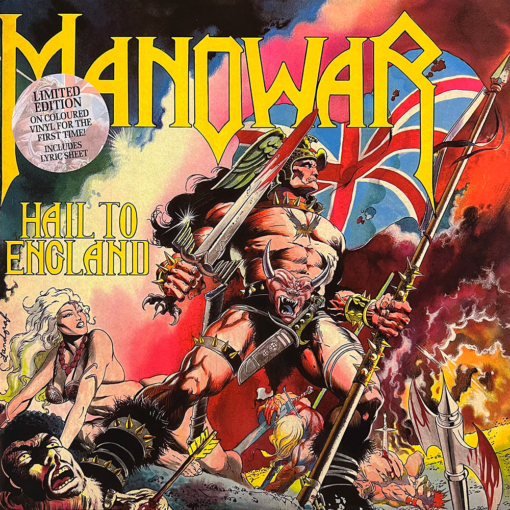 MANOWAR LP Hail To England (Purple Coloured Vinyl) with Insert