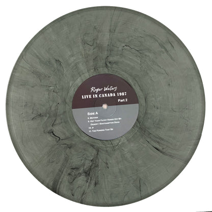 ROGER WATERS LP Live In Canada 1987 Part 2 (Clear Grey Marbled Coloured Vinyl)