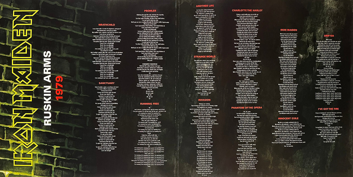 IRON MAIDEN 2xLP Ruskin Arms 1979 (66 Numbered Copies Lithography)