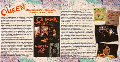 QUEEN 2xLP Magic Night In Stockholm (Blue & Green Crystal Colour) 320 Copies