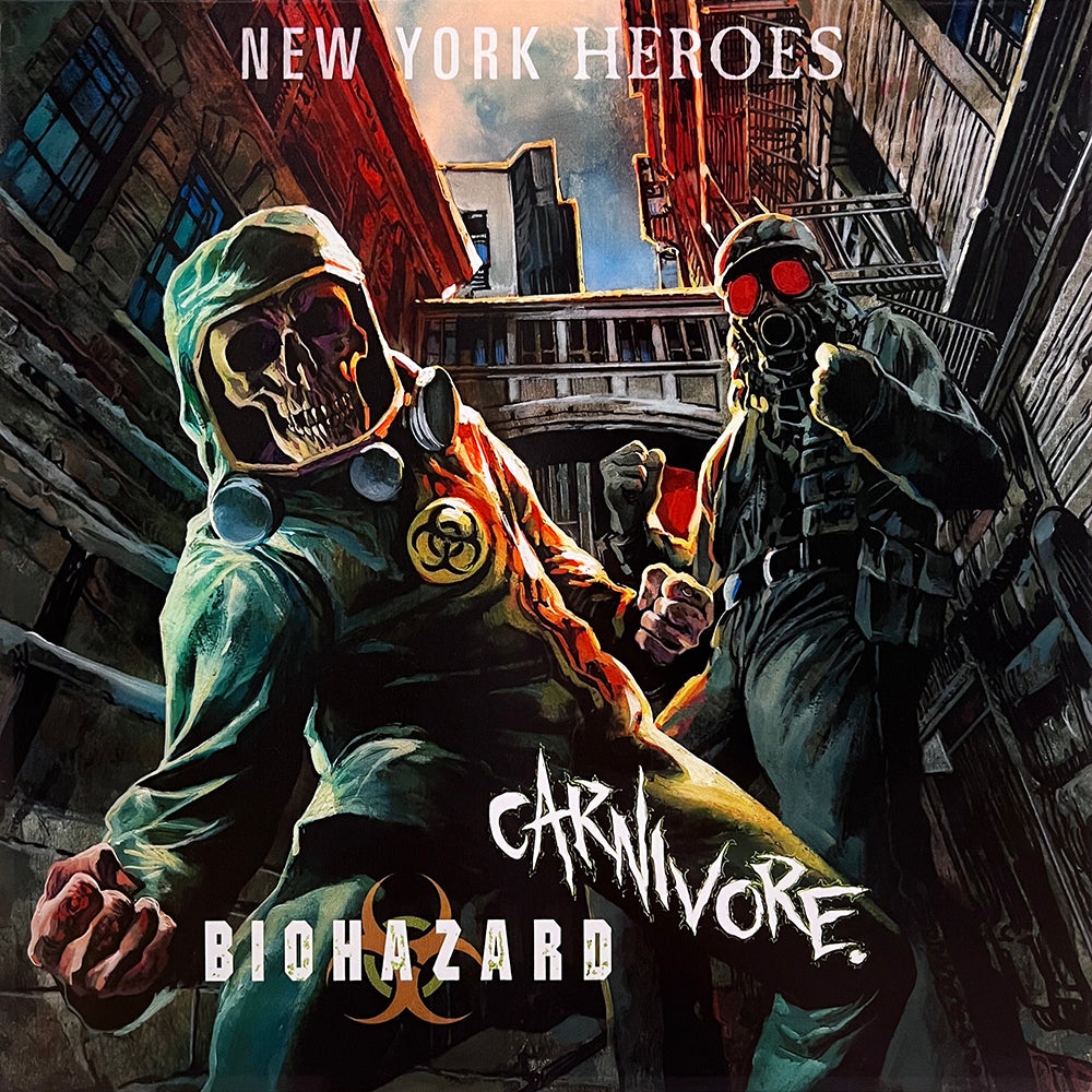 CARNIVORE / BIOHAZARD LP New York Heroes (Green Smoke Translucid Colour)