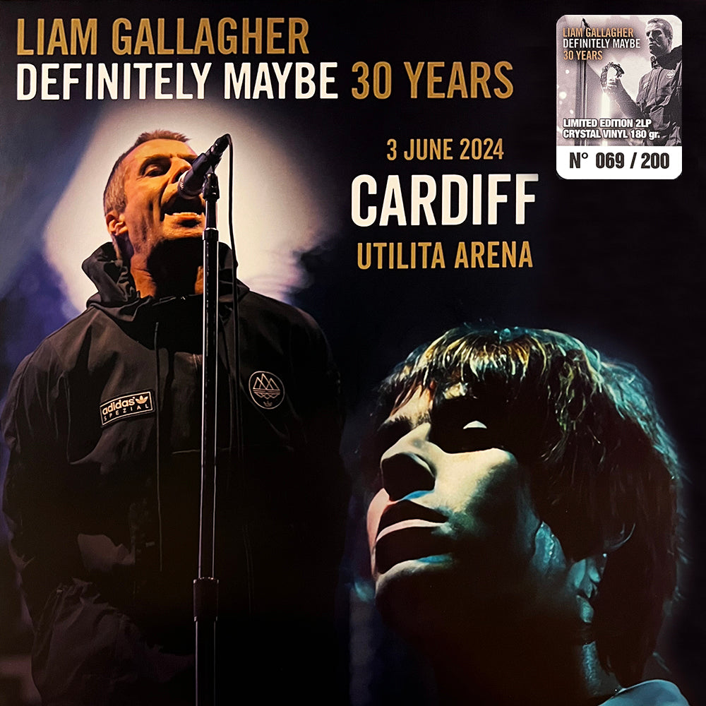 LIAM GALLAGHER 2xLP Definitely Maybe 30 Years (Crystal Coloured Vinyls) PROMO ED