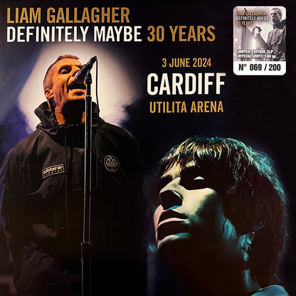 LIAM GALLAGHER 2xLP Definitely Maybe 30 Years (Crystal Coloured Vinyls) PROMO ED