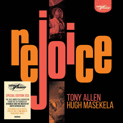 TONY ALLEN HUGH MASEKELA 2xCD Rejoice (Special Edition, Hardback Book Sleeve)