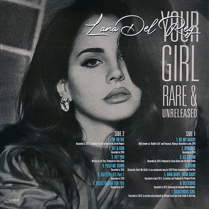 LANA DEL REY LP Your Girl Rare & Unreleased (Blue Colour 300 Numbered Copies)