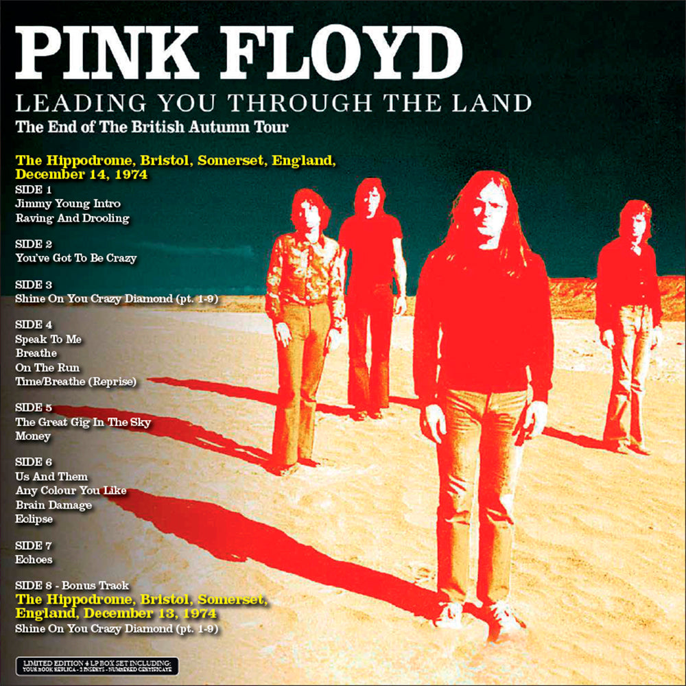 PINK FLOYD BOX SET 4xLP Leading You Through The Land (Green Colour 200 Copies)
