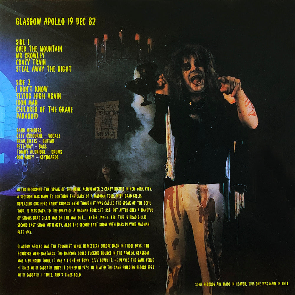 OZZY OSBOURNE LP Speak Of The Madman (Purple Translucid Vinyl)