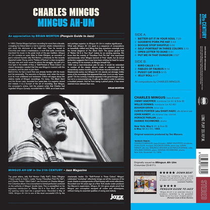 CHARLES MINGUS LP Mingus Ah Um (Purple Coloured 180 Gram Heavyweight Vinyl)