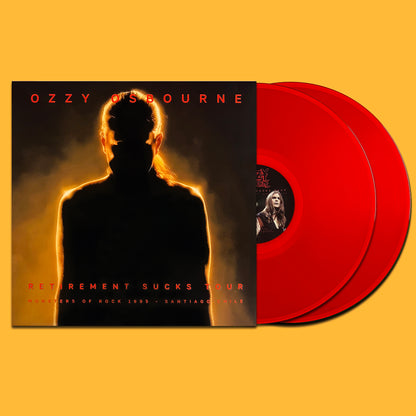 OZZY OSBOURNE 2xLP Retirement Sucks (Red Translucid Coloured Vinyl) with Poster