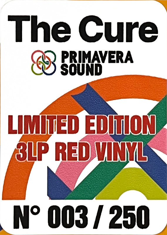 THE CURE 3xLP Primavera Sound Barcelona 2026 (Red Coloured Vinyls) 250 Copies