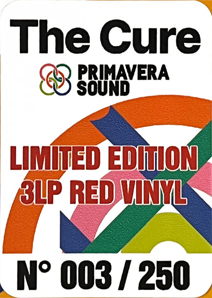 THE CURE 3xLP Primavera Sound Barcelona 2026 (Red Coloured Vinyls) 250 Copies