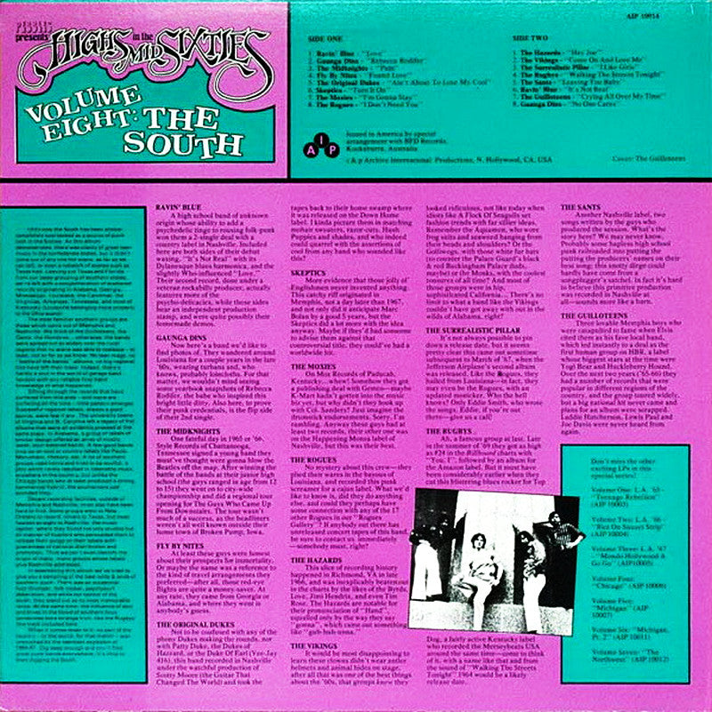 VARIOS LP Highs In The Mid Sixties Volume 8: The South