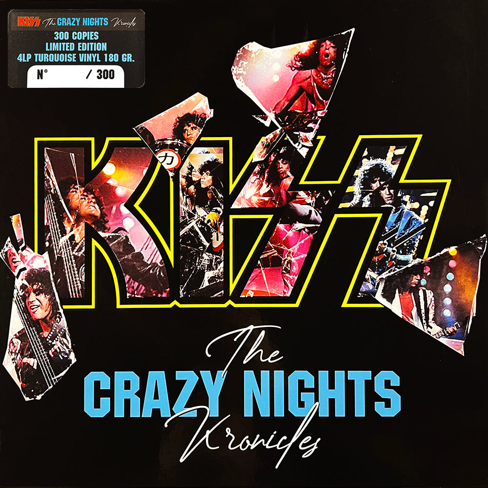 KISS BOX SET 4xLP The Crazy Nights Kronicles (Turquoise Coloured) Promo