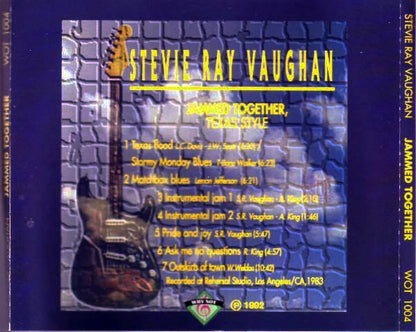 STEVIE RAY VAUGHAN CD Jammed Together, Texas Style
