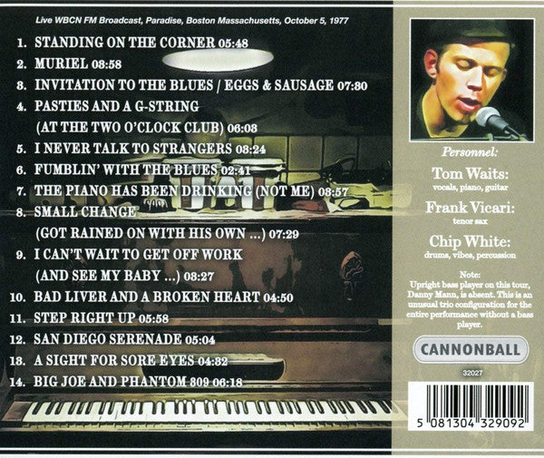 TOM WAITS CD The Voiced Piano Man