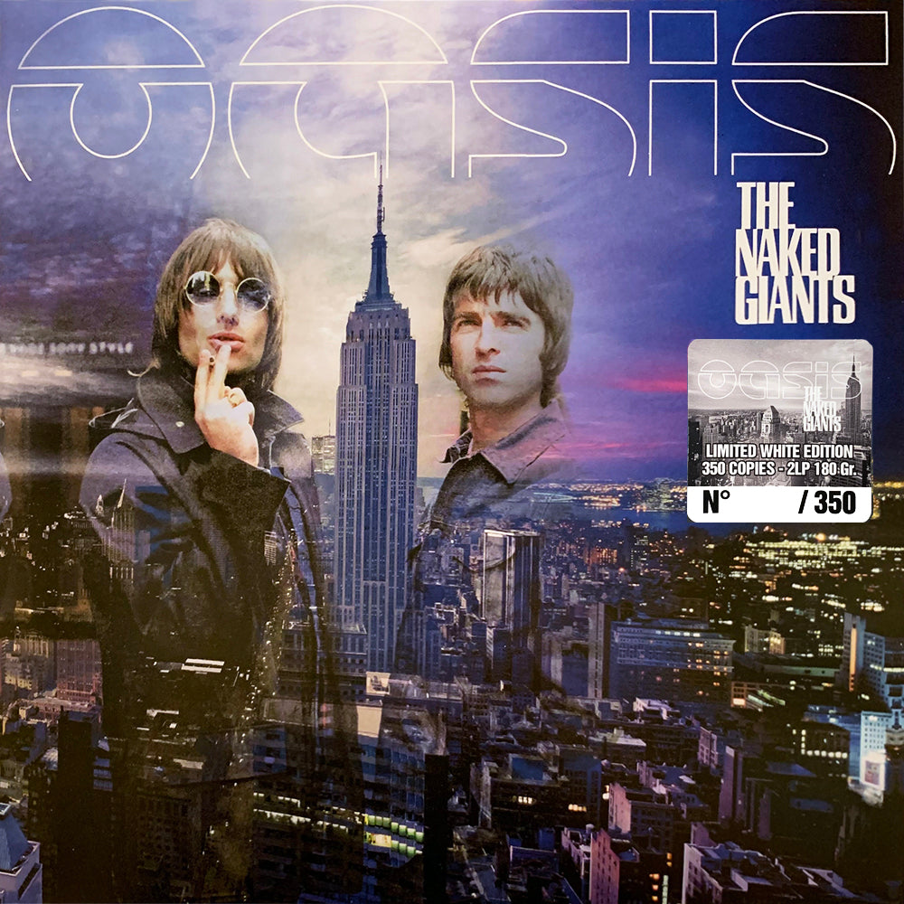 OASIS 2xLP The Naked Giants (White Coloured Vinyls) PROMO EDITION