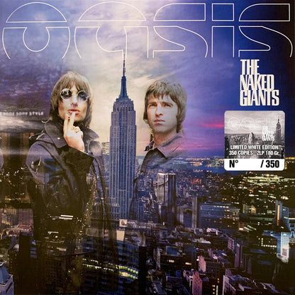 OASIS 2xLP The Naked Giants (White Coloured Vinyls) PROMO EDITION