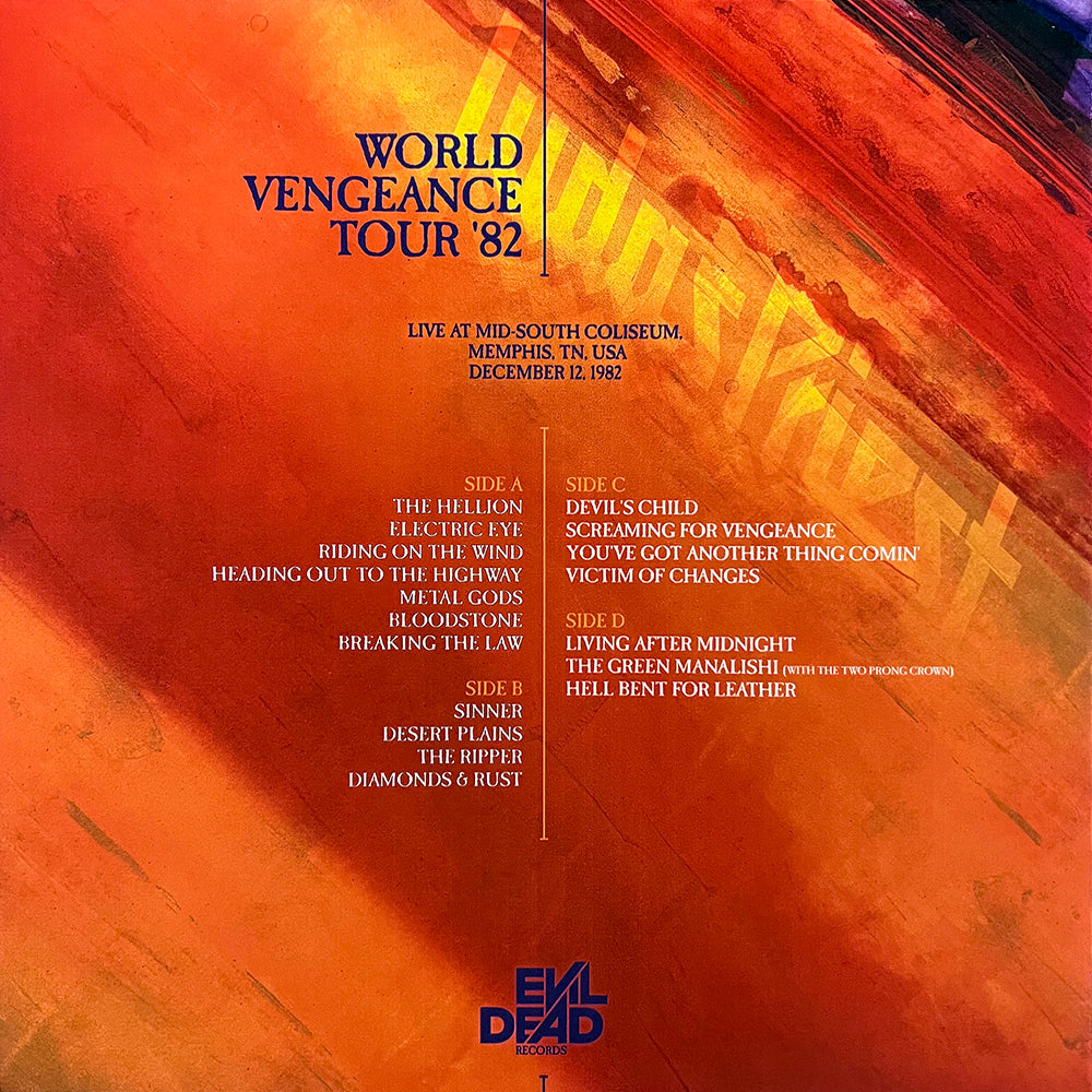 JUDAS PRIEST 2xLP World Vengeance Tour ‘82 (TEST PRESSING)