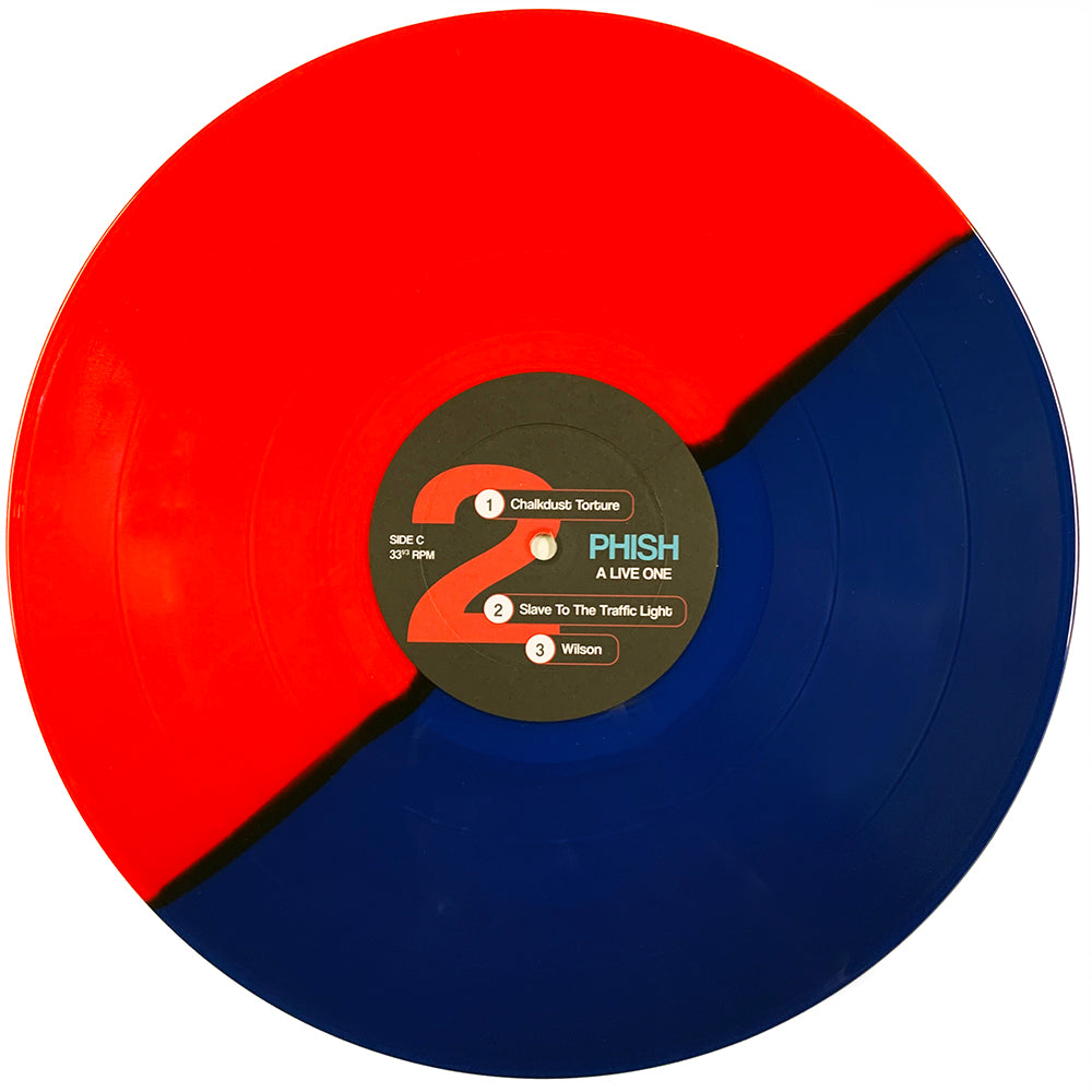 PHISH 3xLP A Live One (Split Red & Blue Coloured Vinyls)