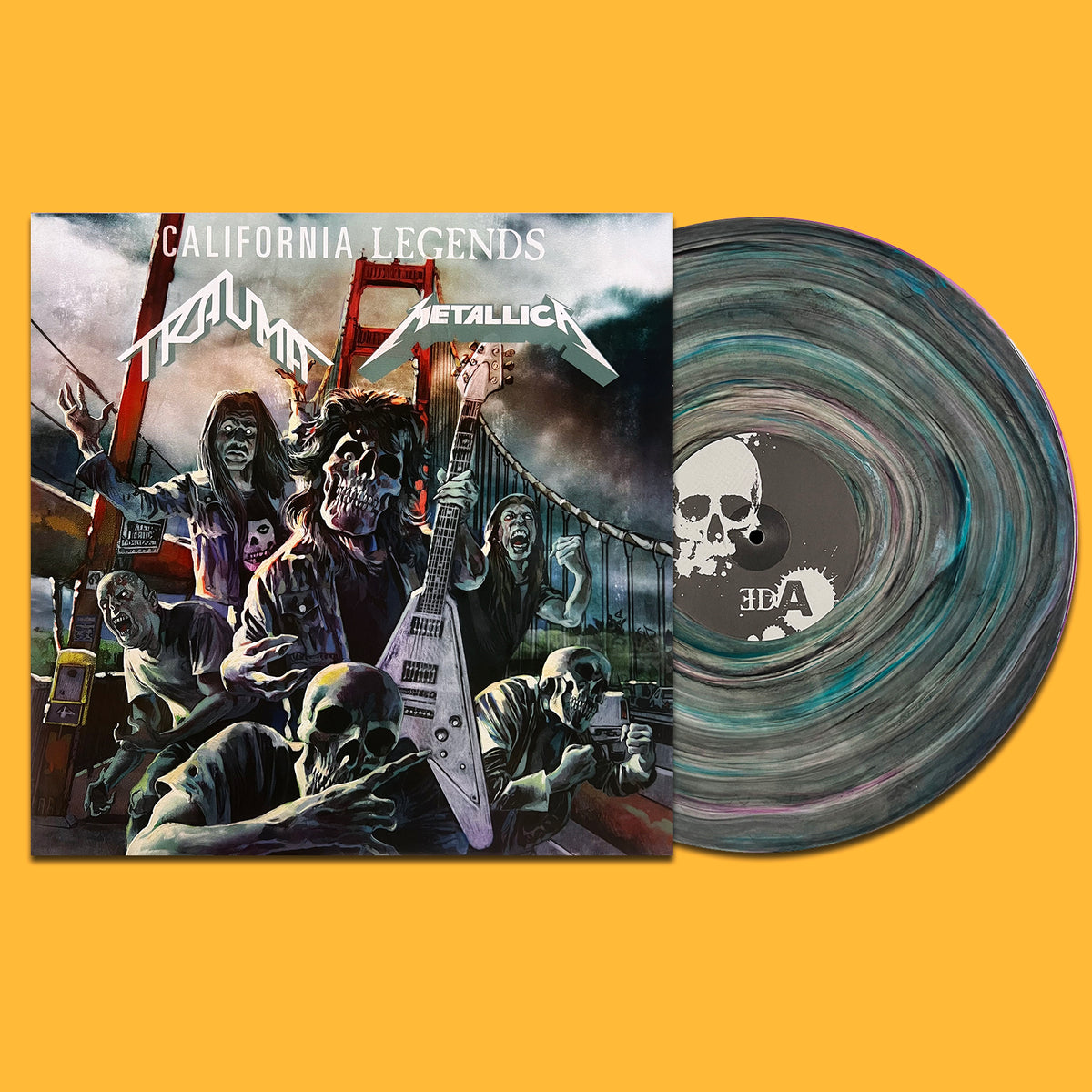 TRAUMA / METALLICA LP California Legends (Swirl Marbled Colour Vinyl)