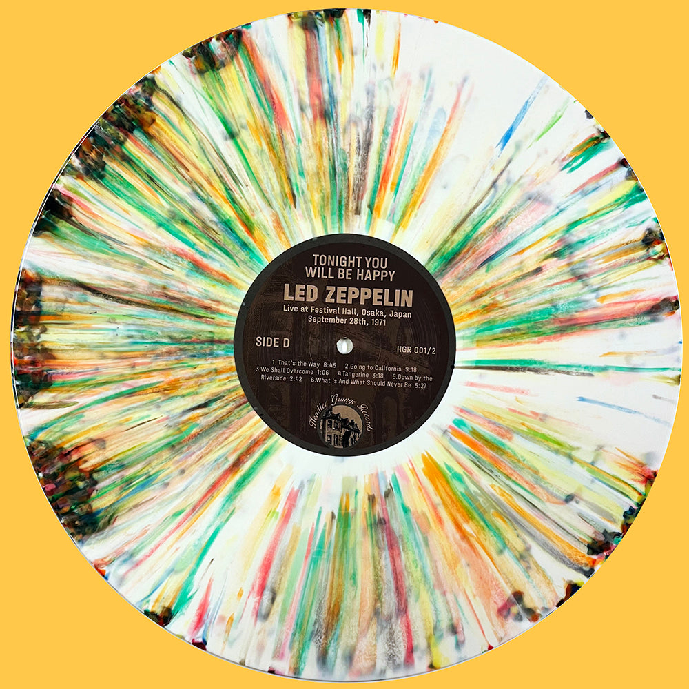 LED ZEPPELIN 2xLP Tonight You Will Be Happy (Splatter Coloured Vinyls)