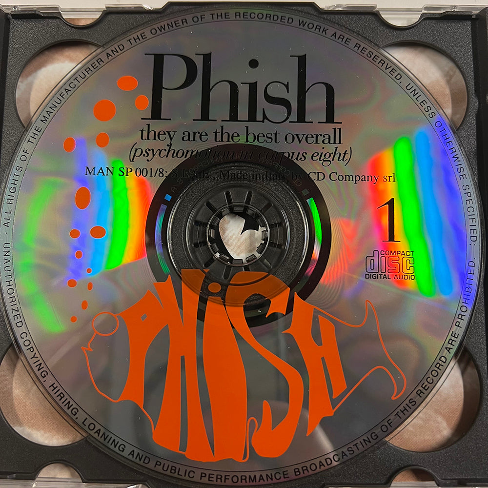 PHISH 2xCD They Are The Best Overall (Psychomotion In Corpus Eight) 1/2