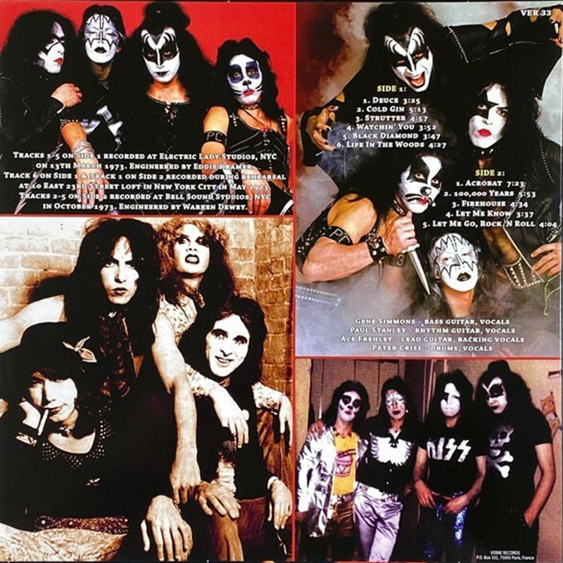 KISS LP Early Studio Demos March-October 1973 (Blue Coloured Vinyl)