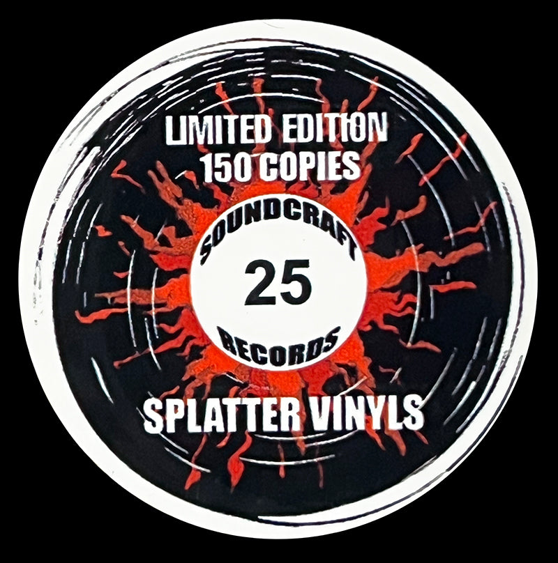 IRON MAIDEN LP The Beast Rocks Philly (Splatter Coloured Vinyl) with flyer