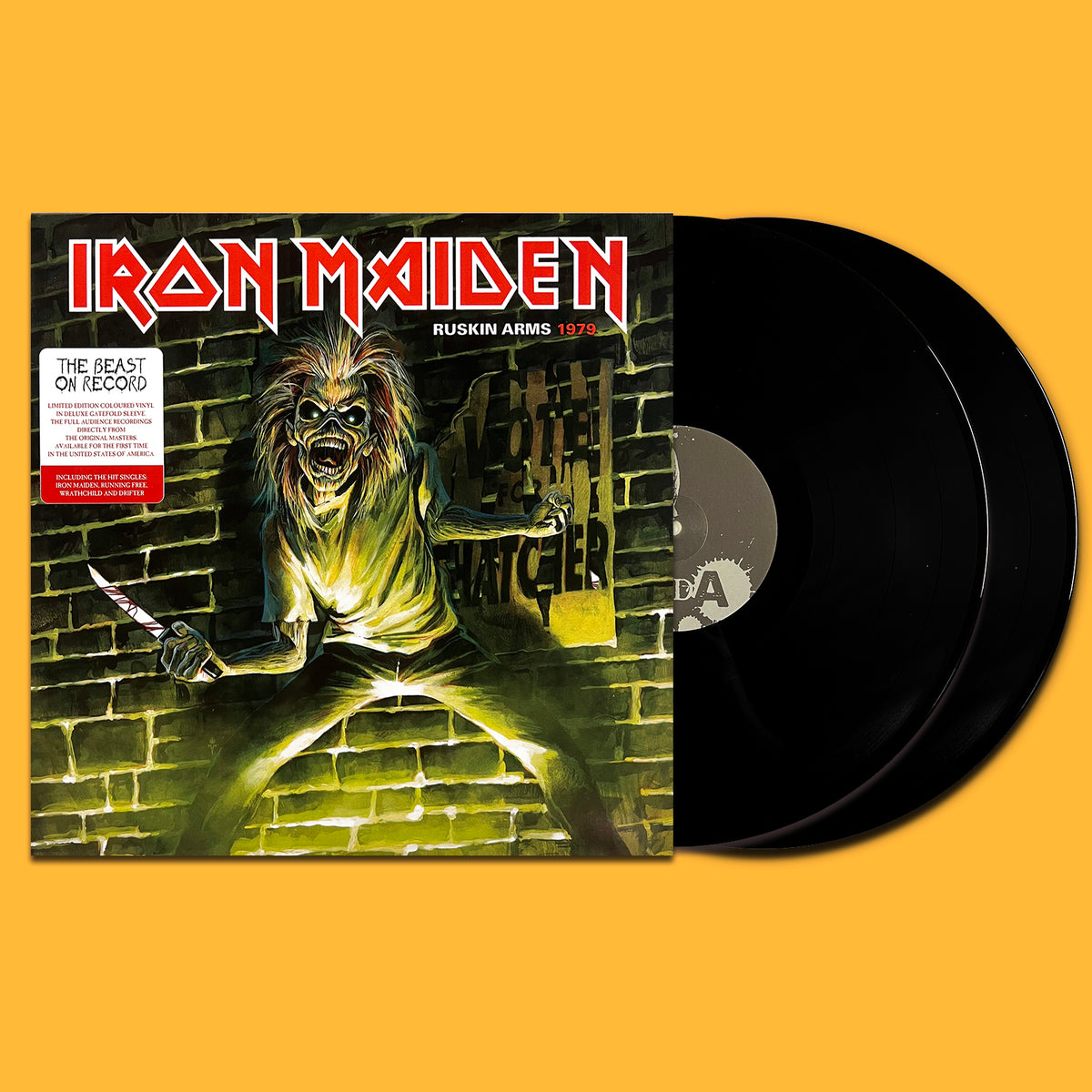 IRON MAIDEN 2xLP Ruskin Arms 1979 (66 Numbered Copies Lithography)