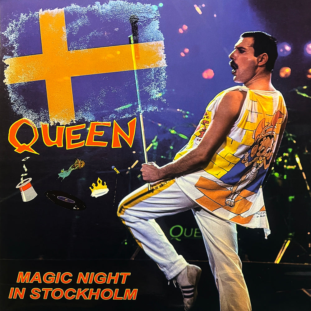 QUEEN 2xLP Magic Night In Stockholm (Blue & Green Crystal Colour) 320 Copies