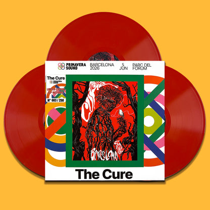 THE CURE 3xLP Primavera Sound Barcelona 2026 (Red Coloured Vinyls) 250 Copies