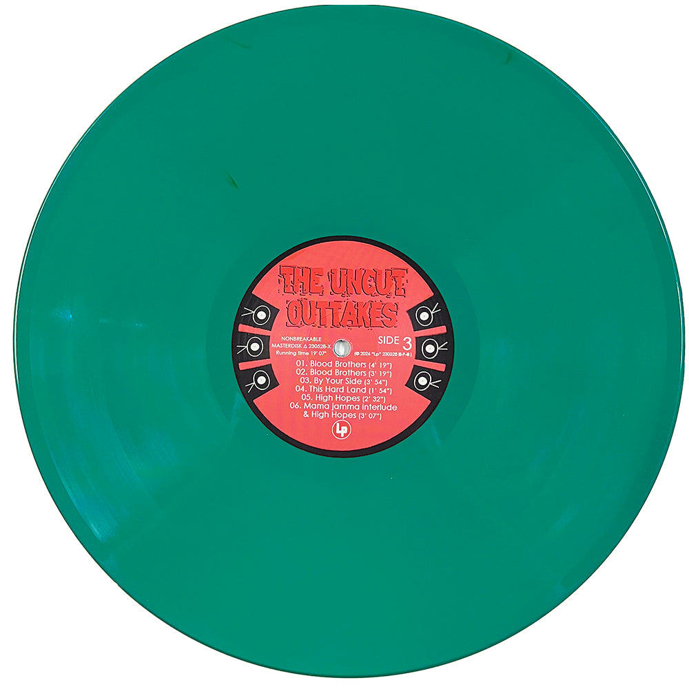 BRUCE SPRINGSTEEN 2xLP Greatest Hits The Uncut Outtakes (Green Blue) 108 Copies