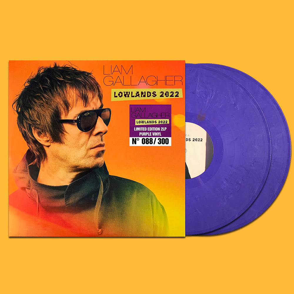 LIAM GALLAGHER 2xLP Lowlands 2022 (Purple Coloured Numbered Vinyls)