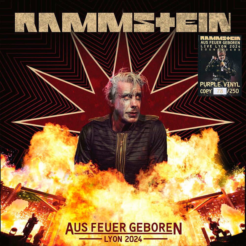 RAMMSTEIN 3xLP BOX SET Aus Feuer Geboren (Purple Coloured 250 Numbered Copies)