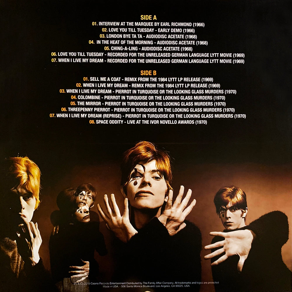 DAVID BOWIE LP Standing On My Own (Crystal Purple Coloured Numbered Vinyl)