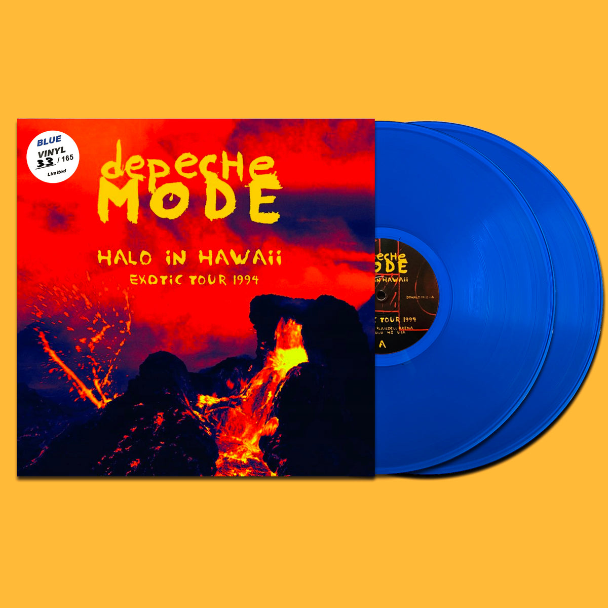 DEPECHE MODE 2xLP Halo In Hawaii (Exotic Tour 1994) (Blue Coloured Vinyls)
